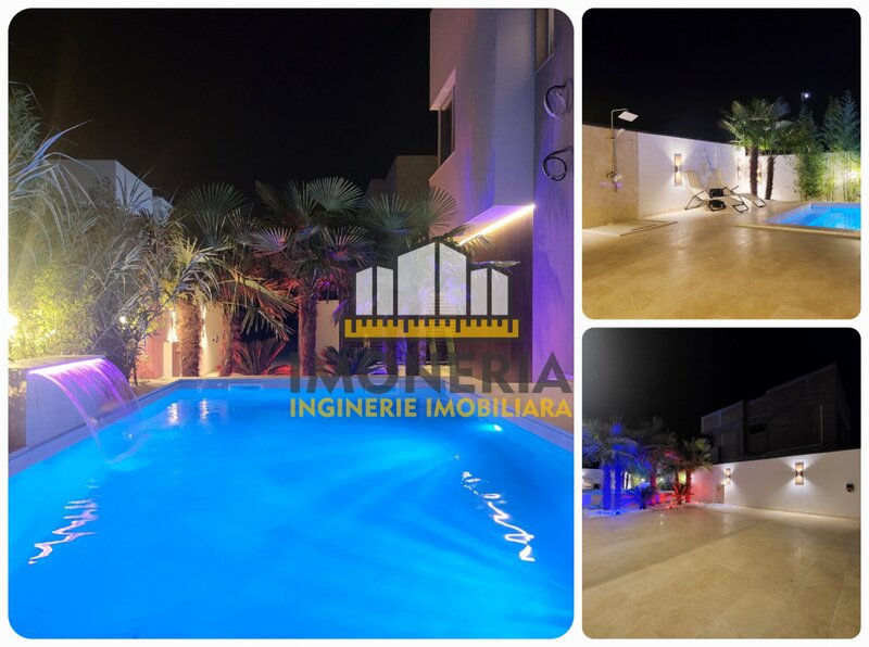 Ilfov Vila stil mediteranean cu piscina- Zona zi 63 mp-0% comision-Sos Cernica
